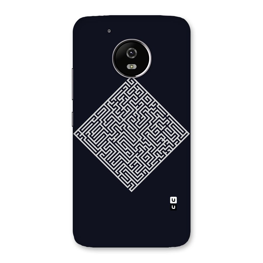 Minimal Maze Pattern Back Case for Moto G5