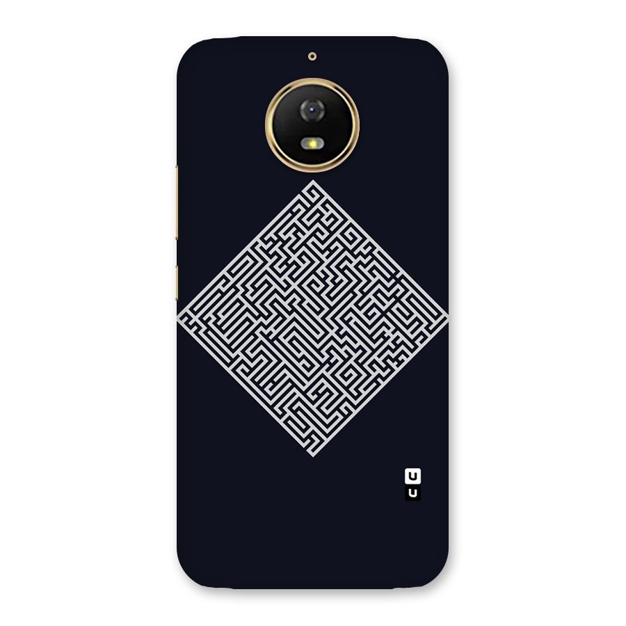 Minimal Maze Pattern Back Case for Moto G5s