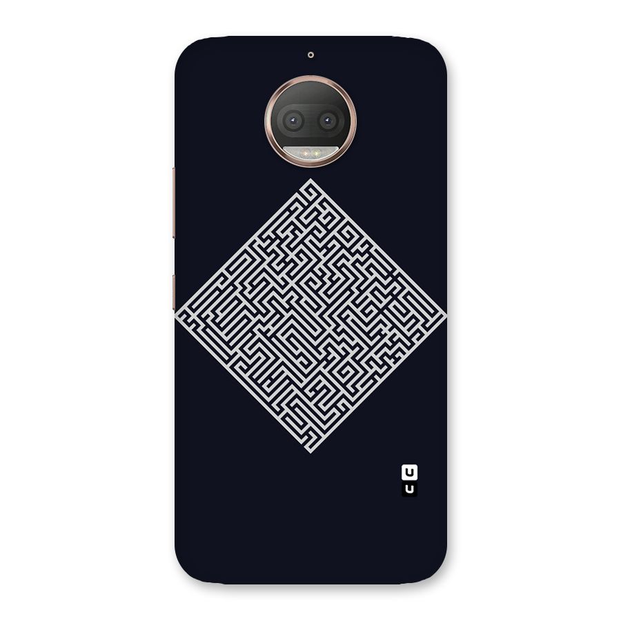 Minimal Maze Pattern Back Case for Moto G5s Plus