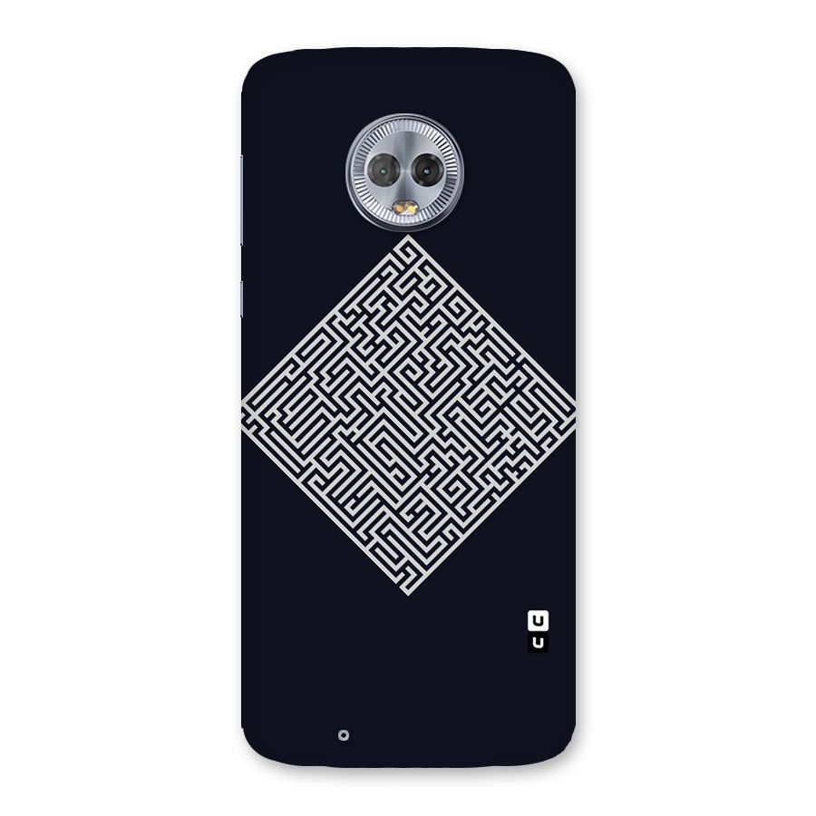 Minimal Maze Pattern Back Case for Moto G6