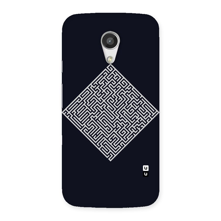 Minimal Maze Pattern Back Case for Moto G 2nd Gen