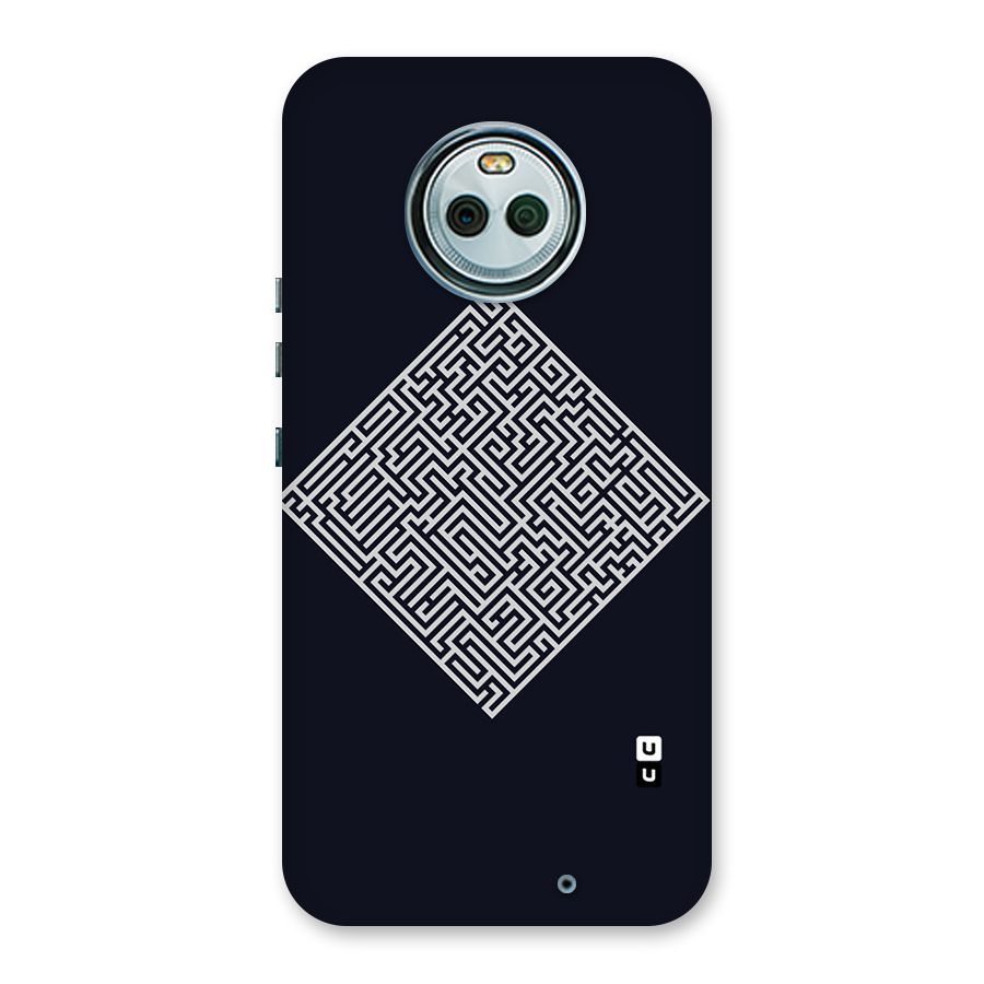 Minimal Maze Pattern Back Case for Moto X4