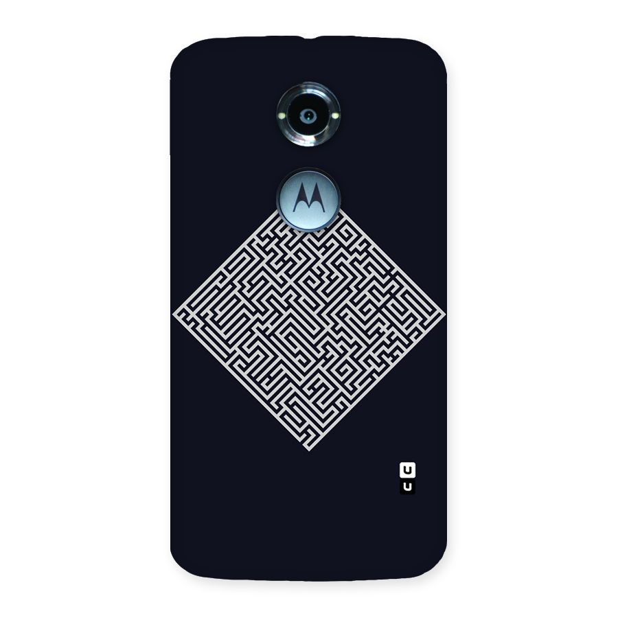 Minimal Maze Pattern Back Case for Moto X 2nd Gen