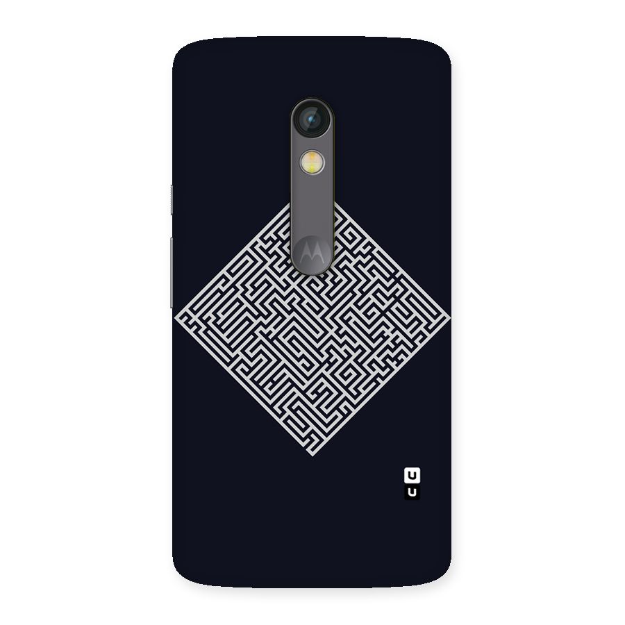 Minimal Maze Pattern Back Case for Moto X Play