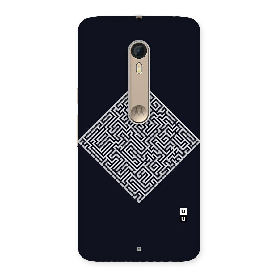 Minimal Maze Pattern Back Case for Motorola Moto X Style