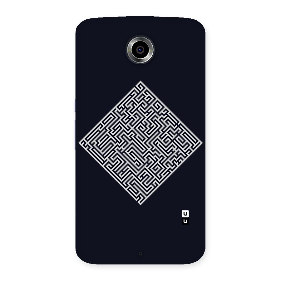 Minimal Maze Pattern Back Case for Nexsus 6