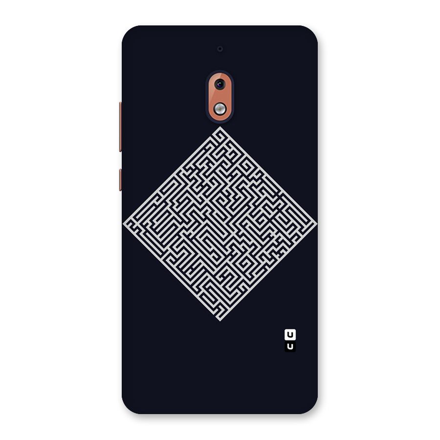 Minimal Maze Pattern Back Case for Nokia 2.1