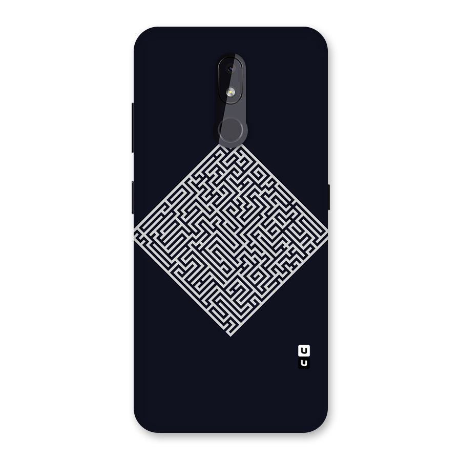 Minimal Maze Pattern Back Case for Nokia 3.2