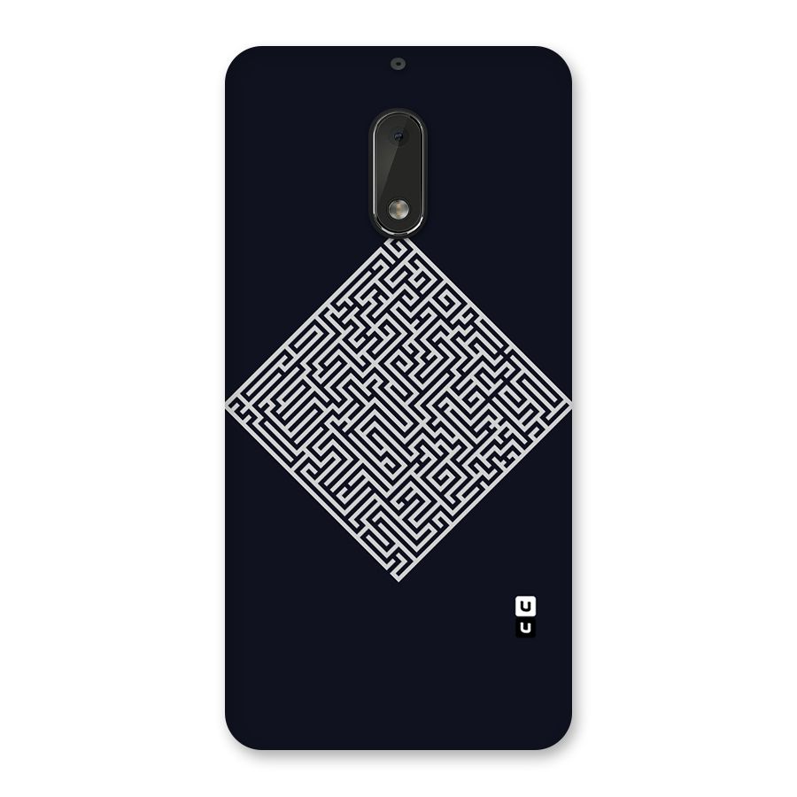 Minimal Maze Pattern Back Case for Nokia 6
