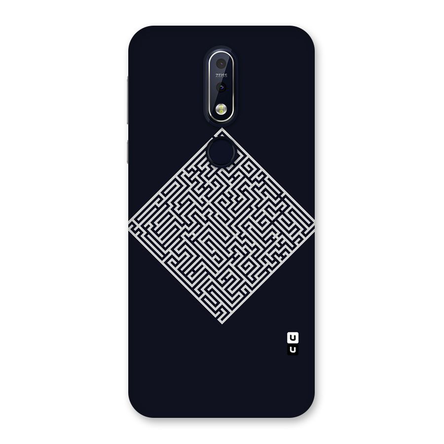 Minimal Maze Pattern Back Case for Nokia 7.1