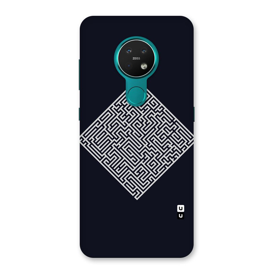 Minimal Maze Pattern Back Case for Nokia 7.2