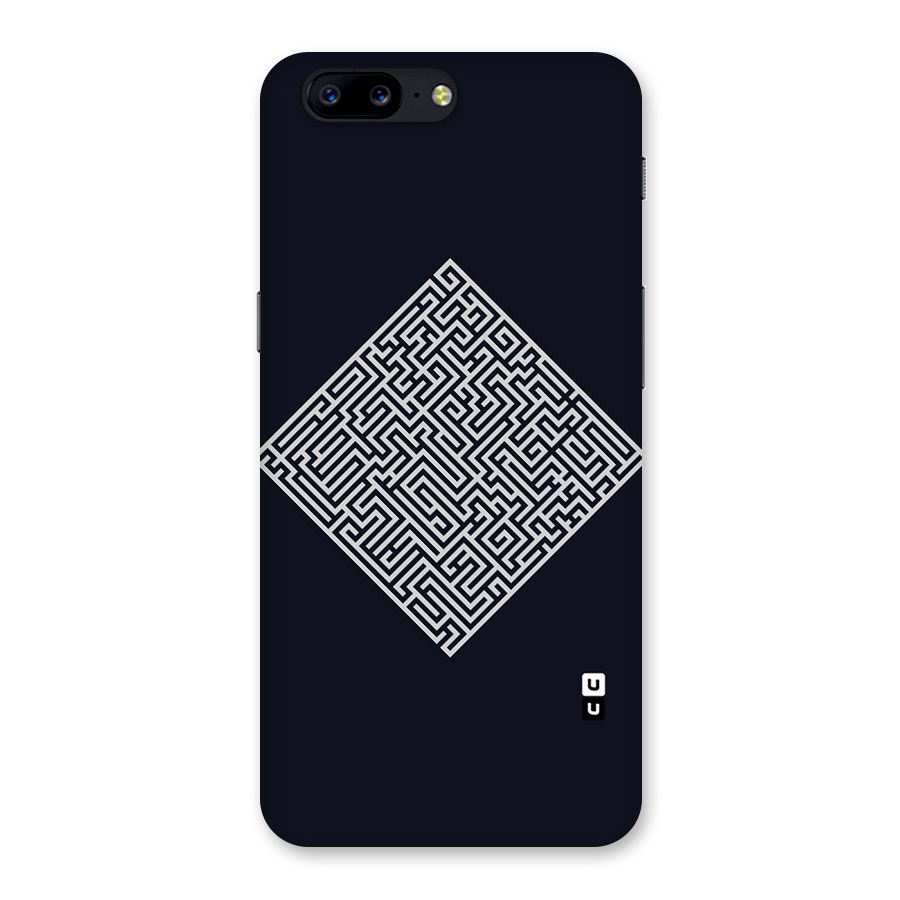 Minimal Maze Pattern Back Case for OnePlus 5