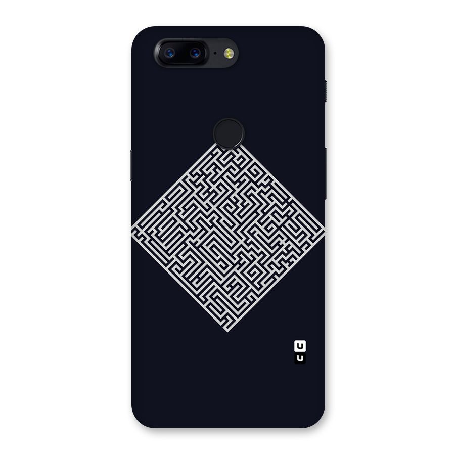 Minimal Maze Pattern Back Case for OnePlus 5T
