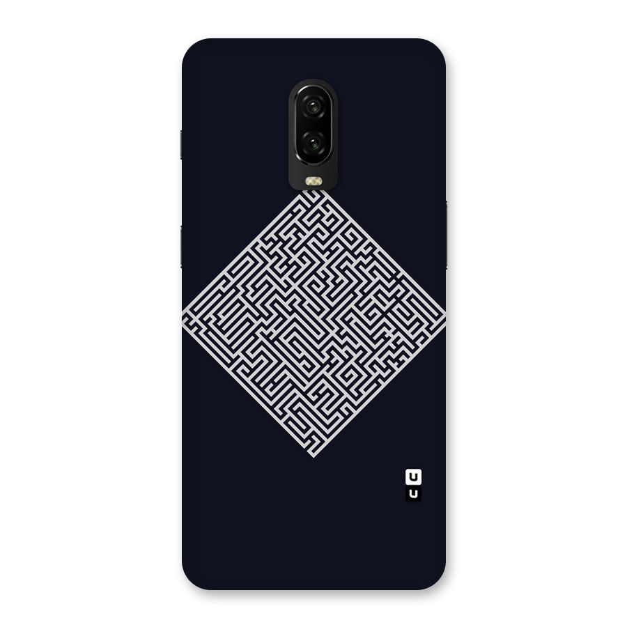 Minimal Maze Pattern Back Case for OnePlus 6T