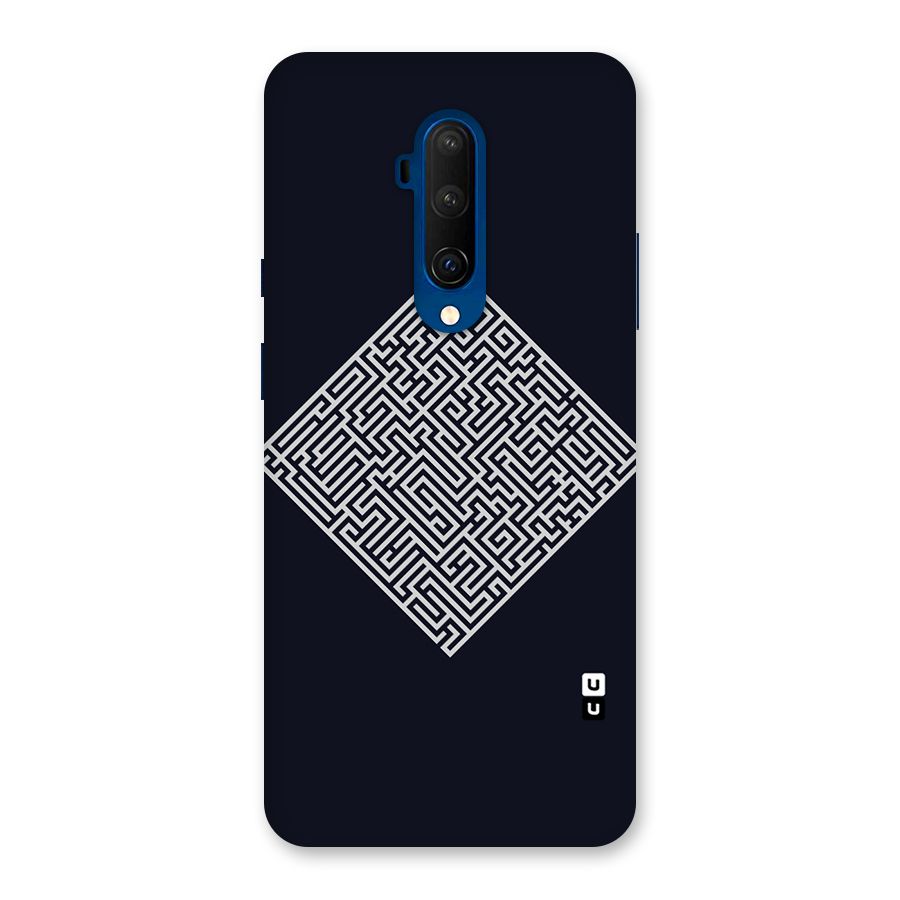 Minimal Maze Pattern Back Case for OnePlus 7T Pro