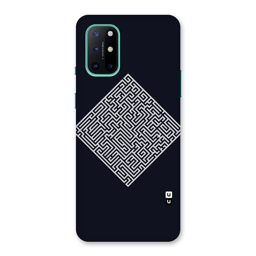 Minimal Maze Pattern Back Case for OnePlus 8T