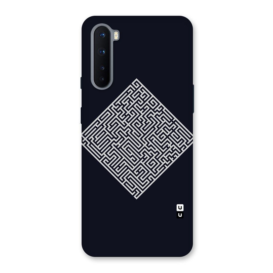 Minimal Maze Pattern Back Case for OnePlus Nord