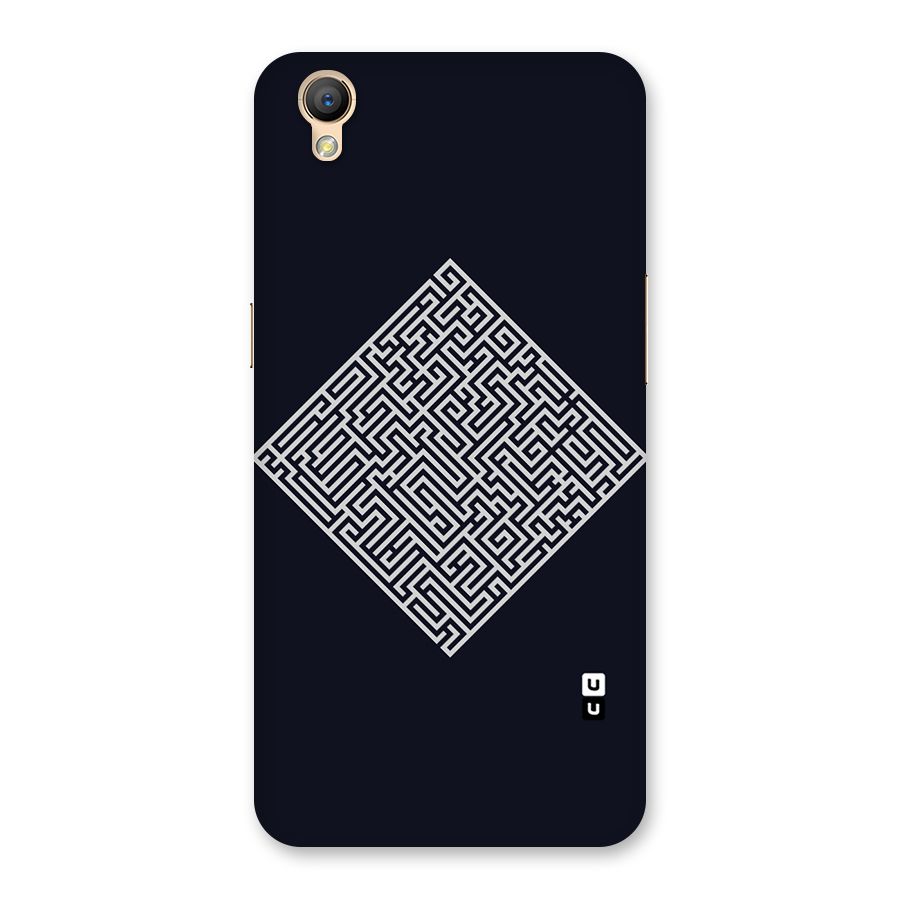 Minimal Maze Pattern Back Case for Oppo A37