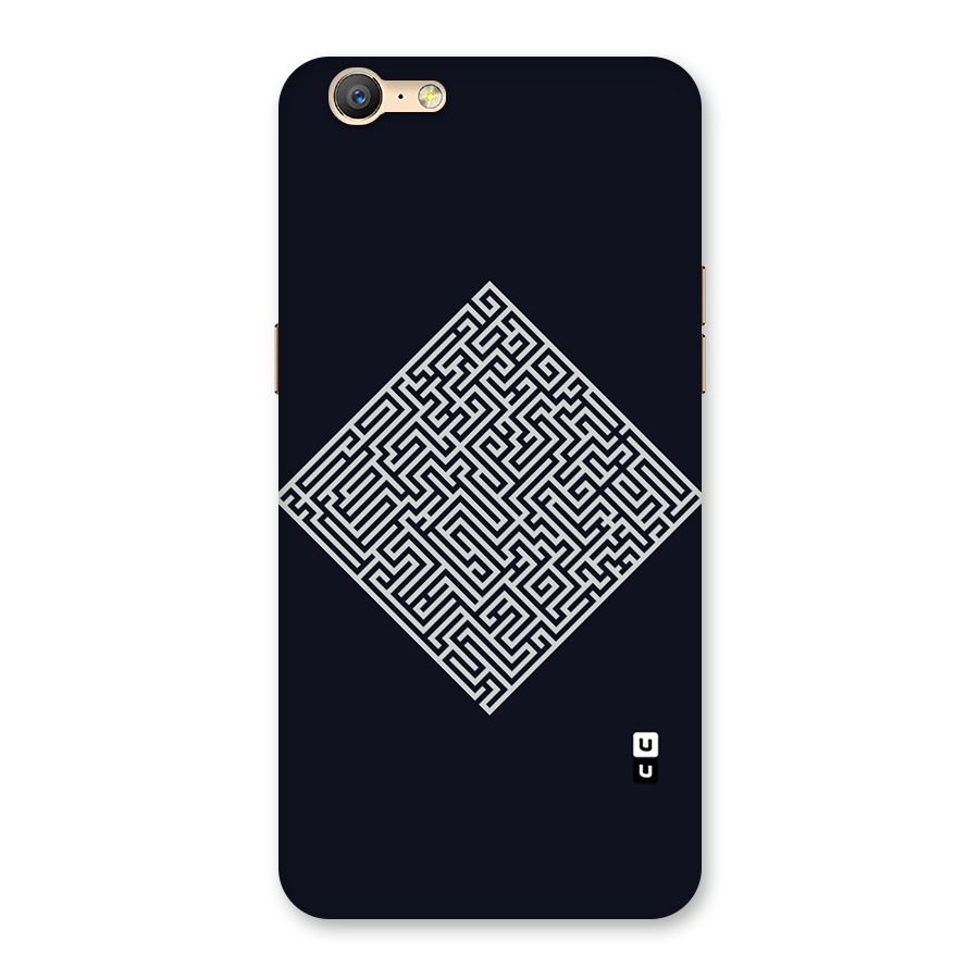 Minimal Maze Pattern Back Case for Oppo A39