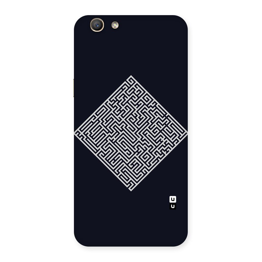 Minimal Maze Pattern Back Case for Oppo F1s