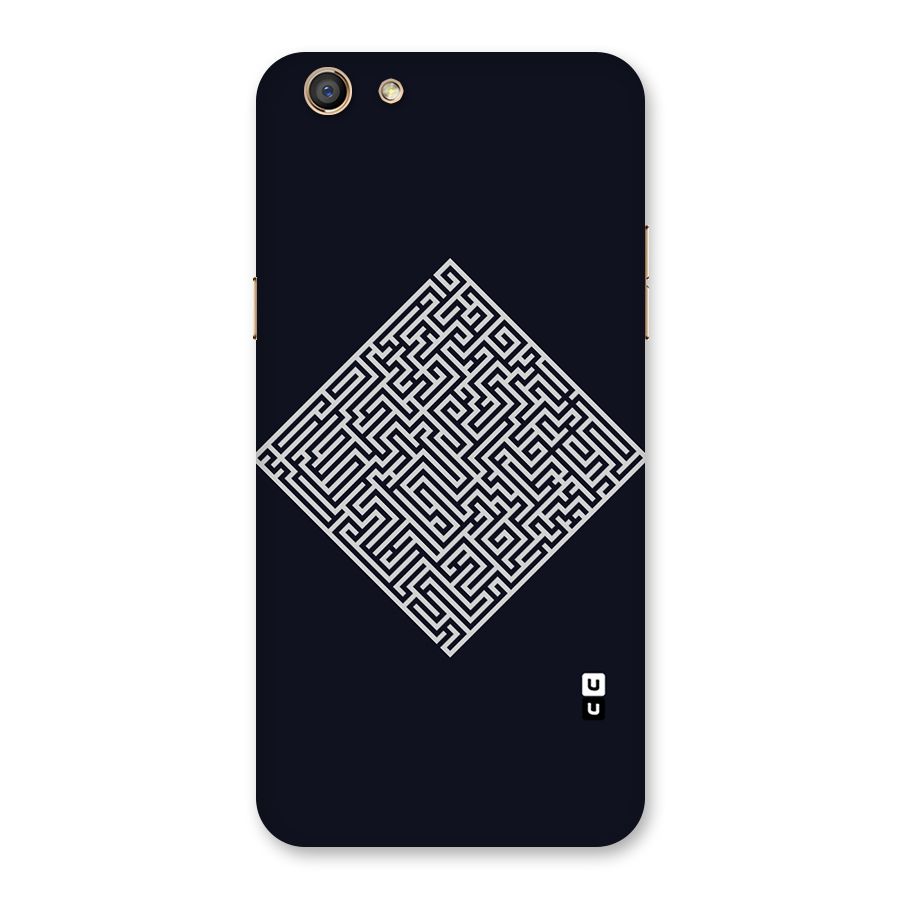 Minimal Maze Pattern Back Case for Oppo F3