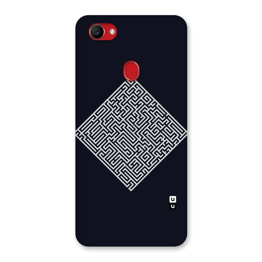 Minimal Maze Pattern Back Case for Oppo F7