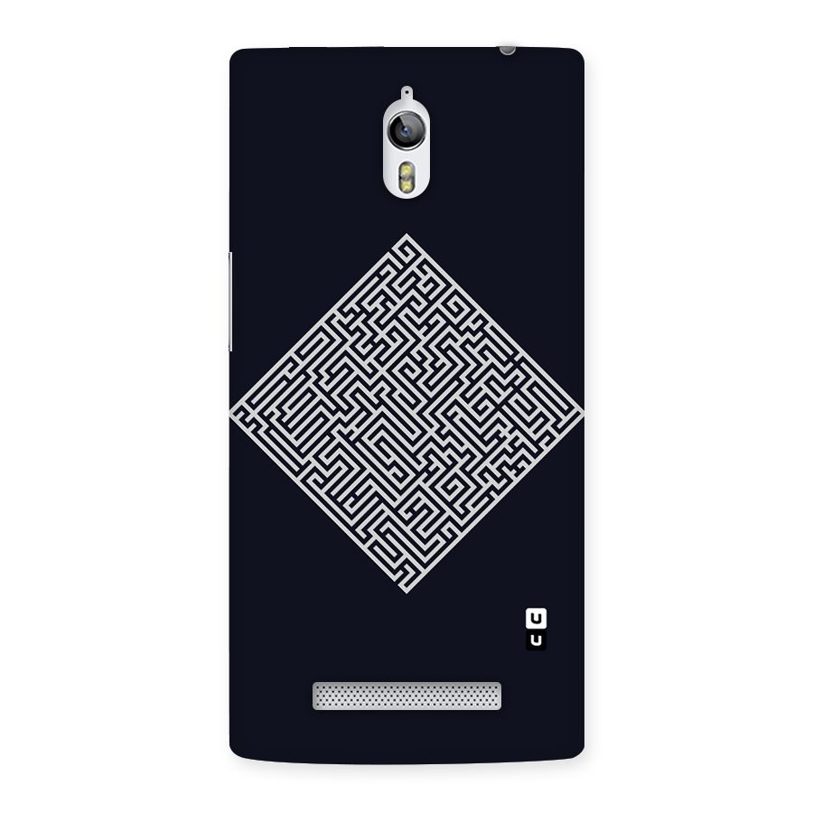 Minimal Maze Pattern Back Case for Oppo Find 7