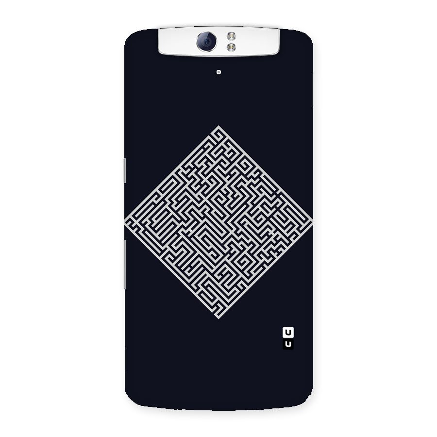 Minimal Maze Pattern Back Case for Oppo N1