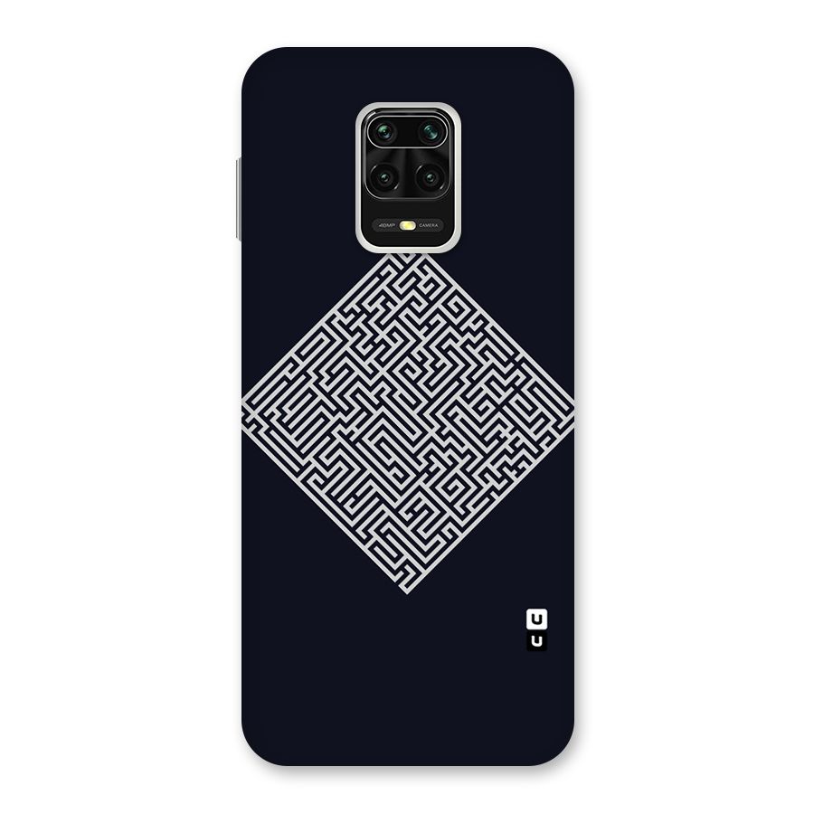 Minimal Maze Pattern Back Case for Poco M2 Pro