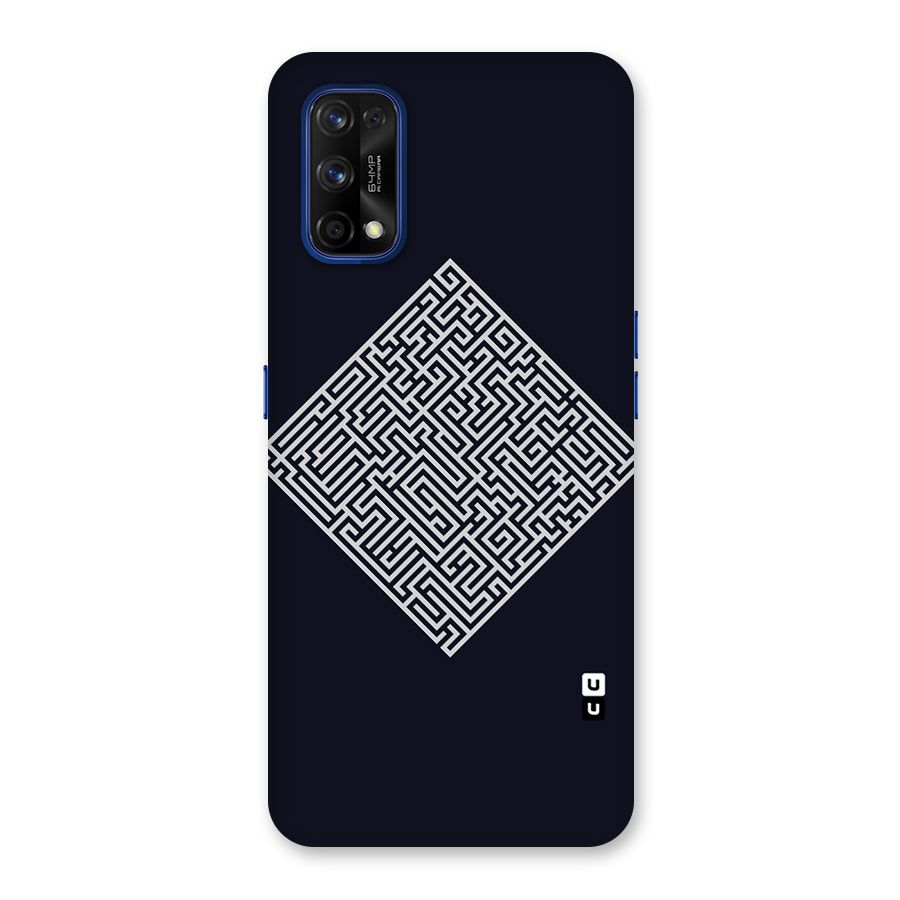Minimal Maze Pattern Back Case for Realme 7 Pro