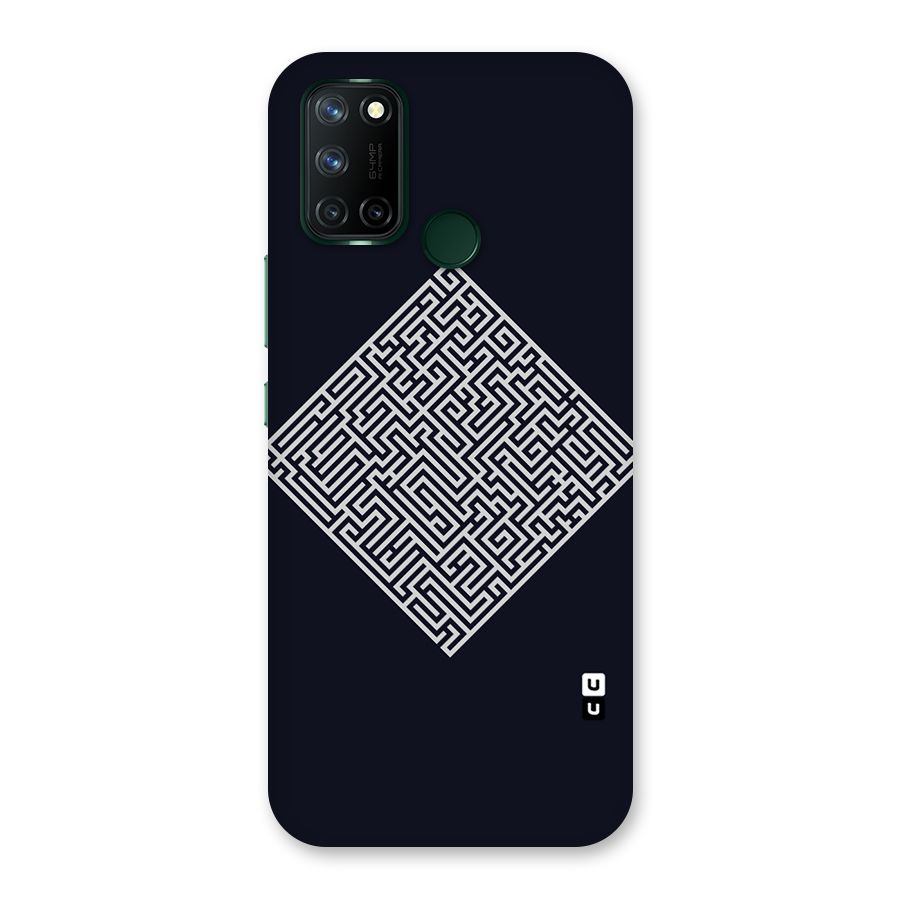 Minimal Maze Pattern Back Case for Realme 7i