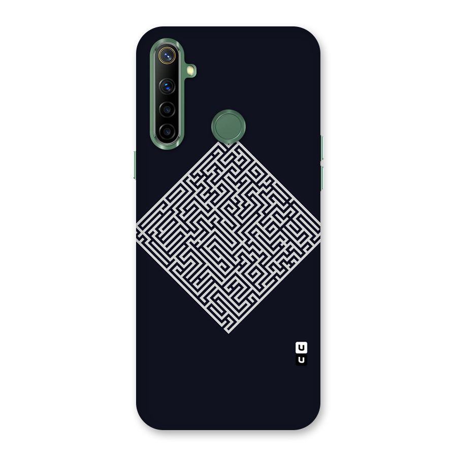 Minimal Maze Pattern Back Case for Realme Narzo 10