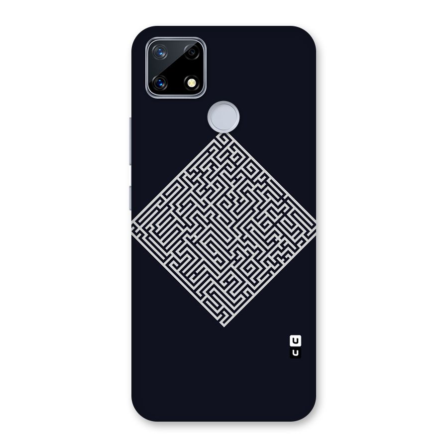 Minimal Maze Pattern Back Case for Realme Narzo 20