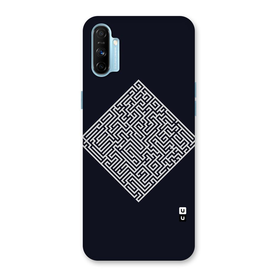 Minimal Maze Pattern Back Case for Realme Narzo 20A