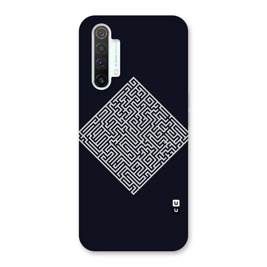 Minimal Maze Pattern Back Case for Realme X3