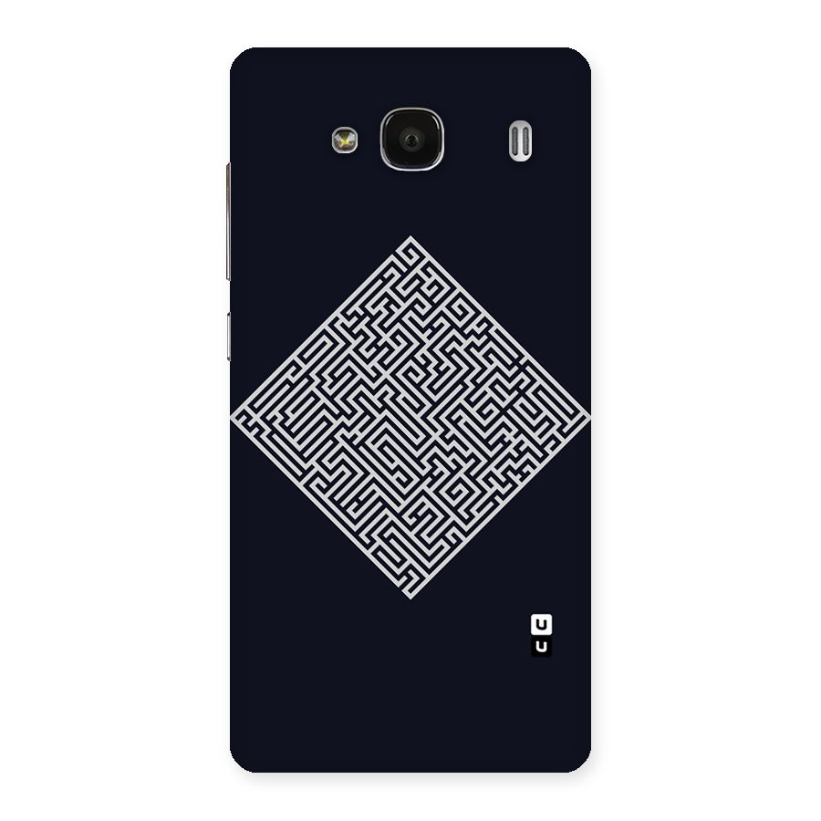 Minimal Maze Pattern Back Case for Redmi 2s