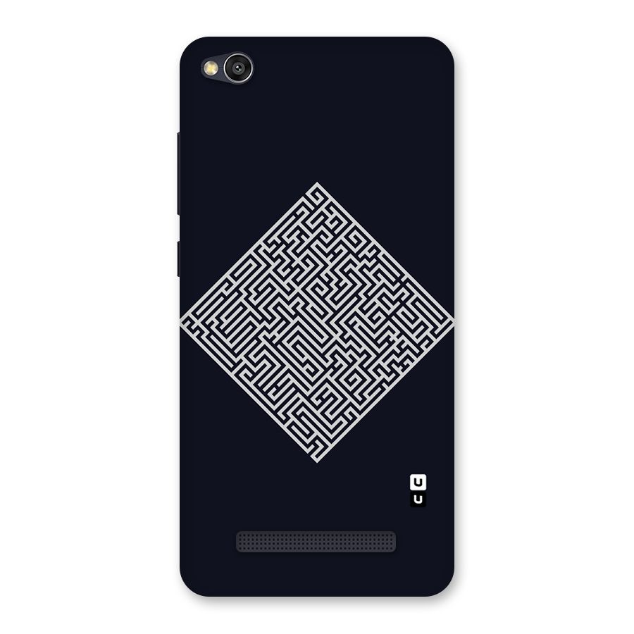 Minimal Maze Pattern Back Case for Redmi 4A