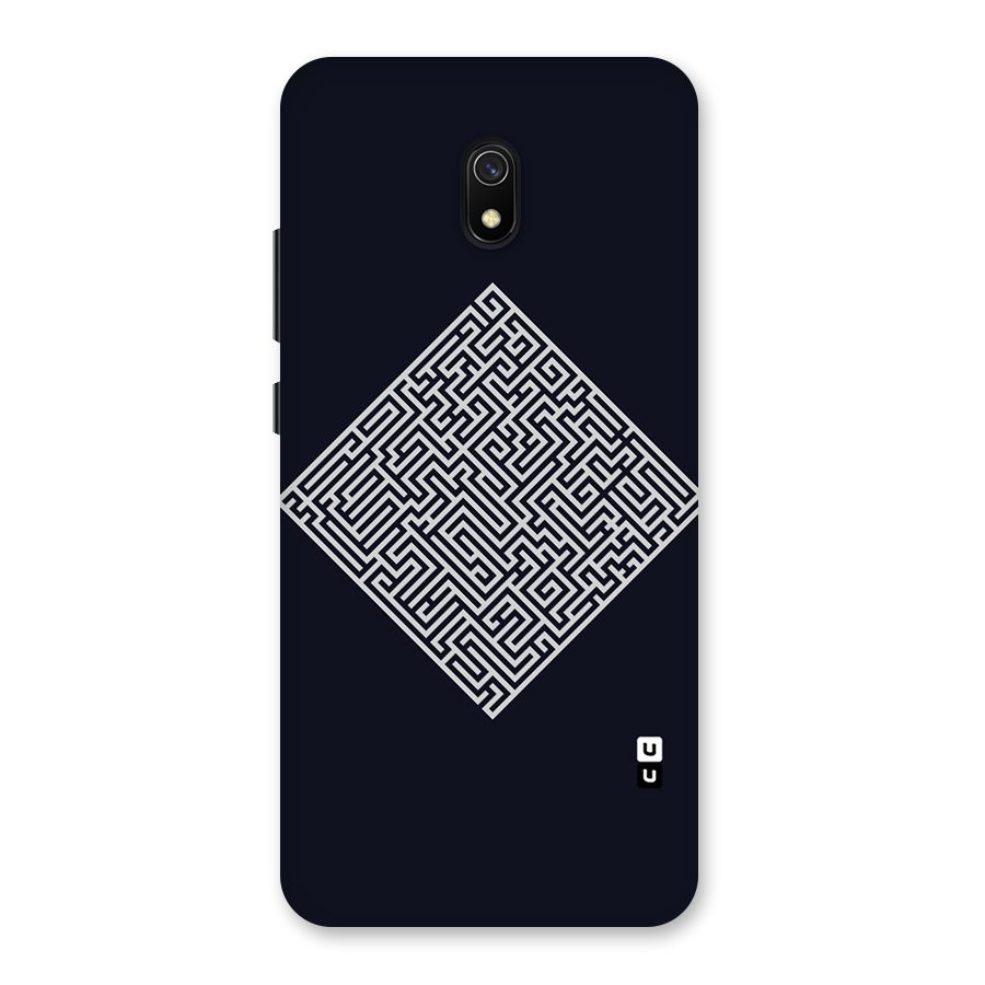 Minimal Maze Pattern Back Case for Redmi 8A