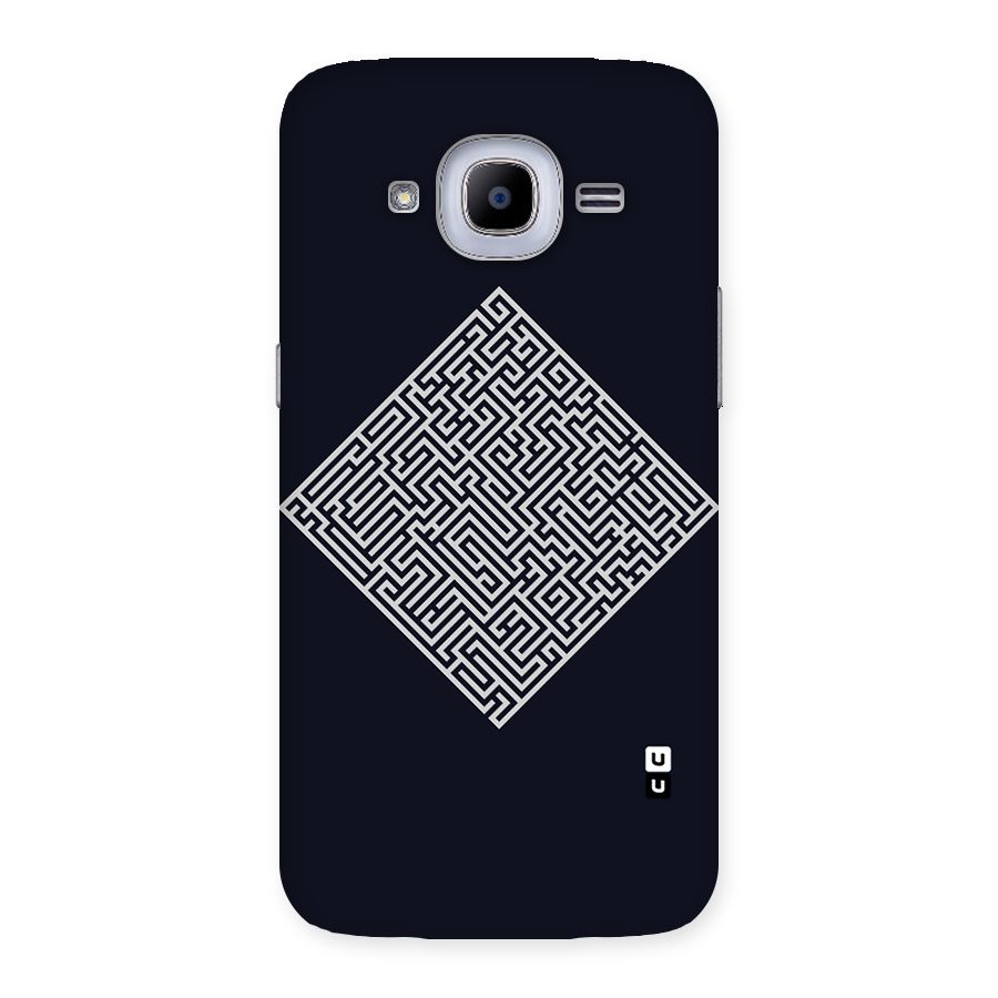 Minimal Maze Pattern Back Case for Samsung Galaxy J2 Pro