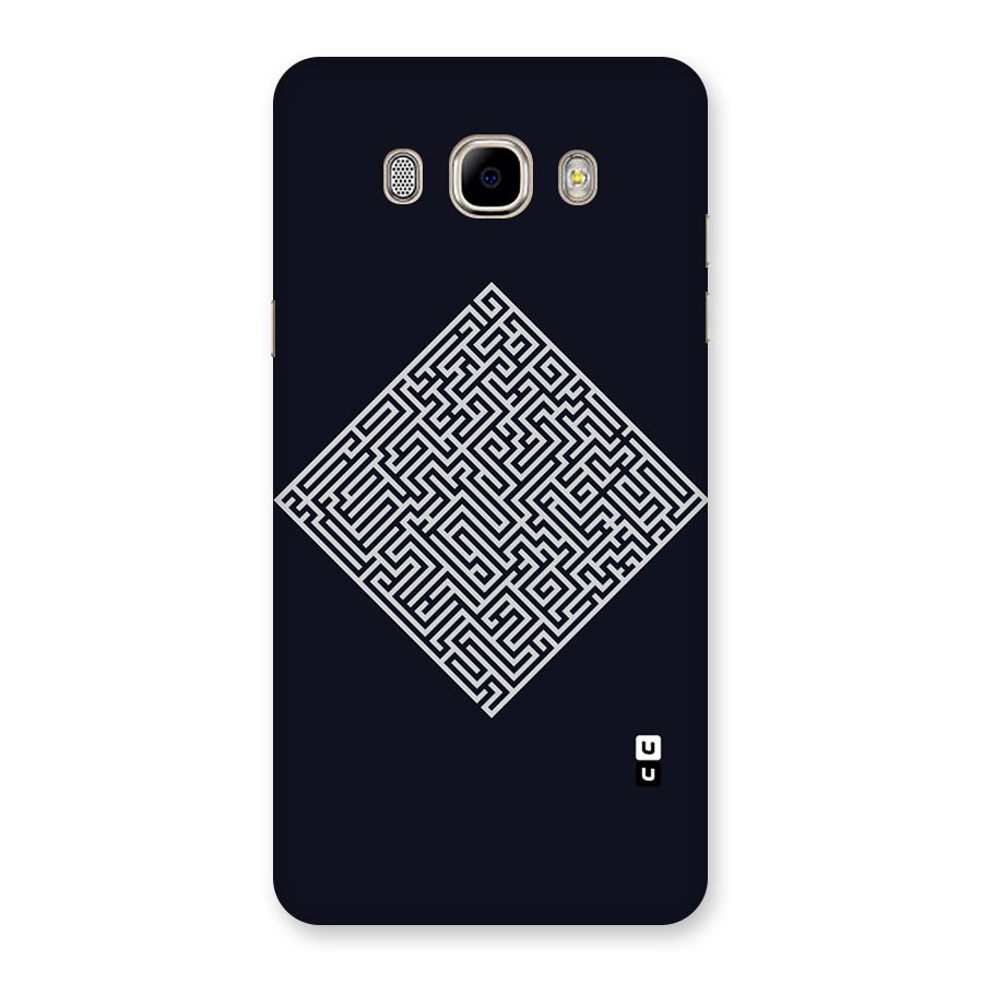 Minimal Maze Pattern Back Case for Samsung Galaxy J7 2016