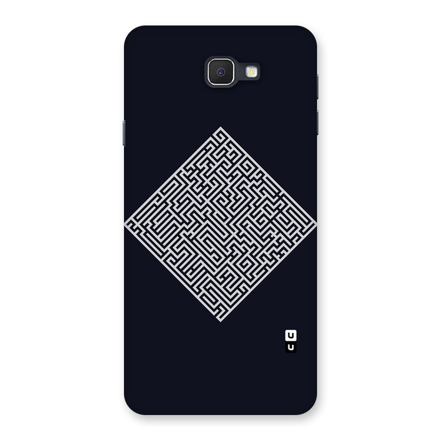 Minimal Maze Pattern Back Case for Samsung Galaxy J7 Prime