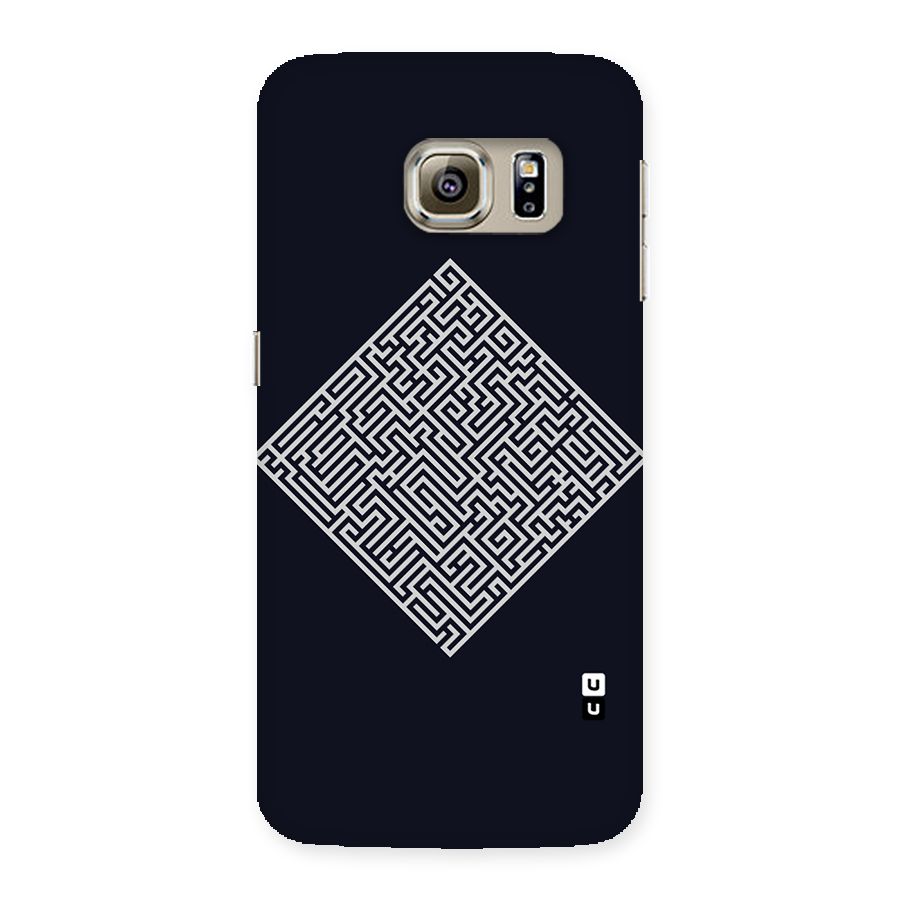 Minimal Maze Pattern Back Case for Samsung Galaxy S6 Edge