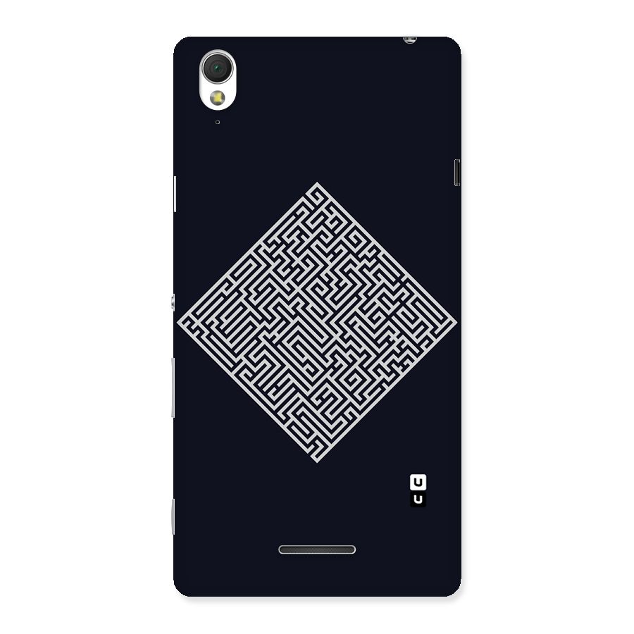 Minimal Maze Pattern Back Case for Sony Xperia T3