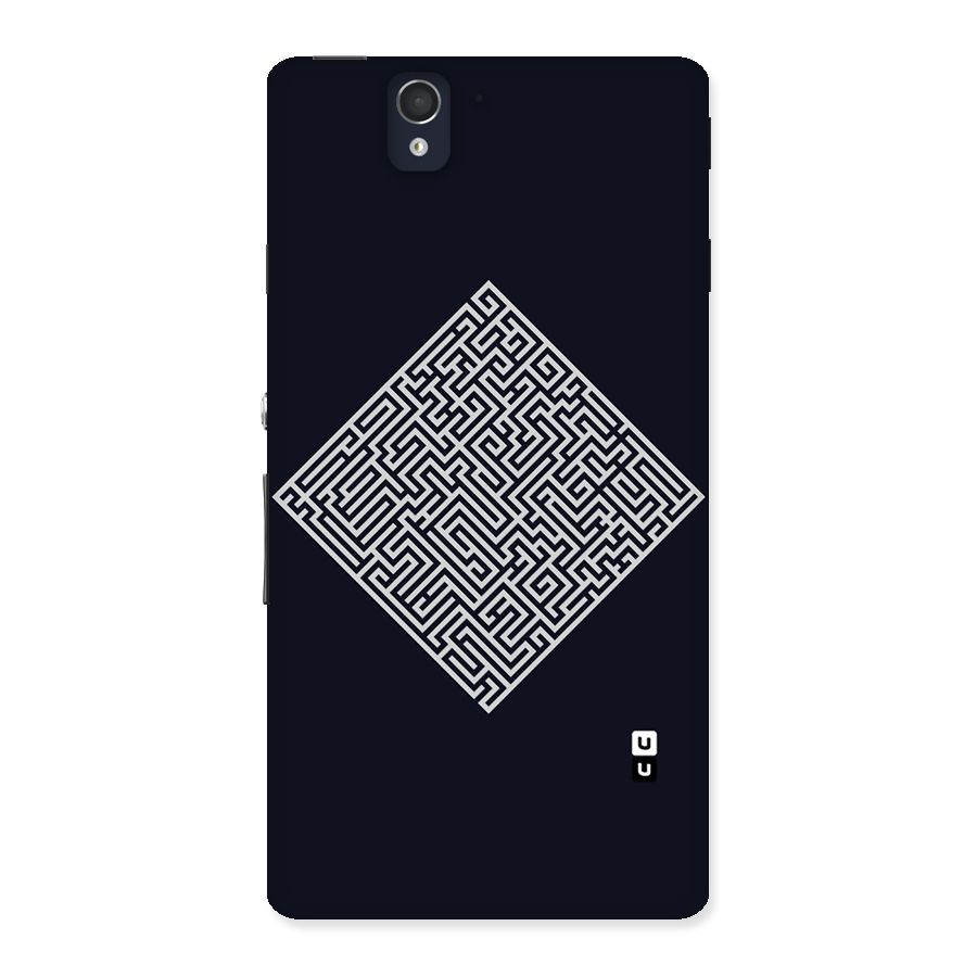 Minimal Maze Pattern Back Case for Sony Xperia Z