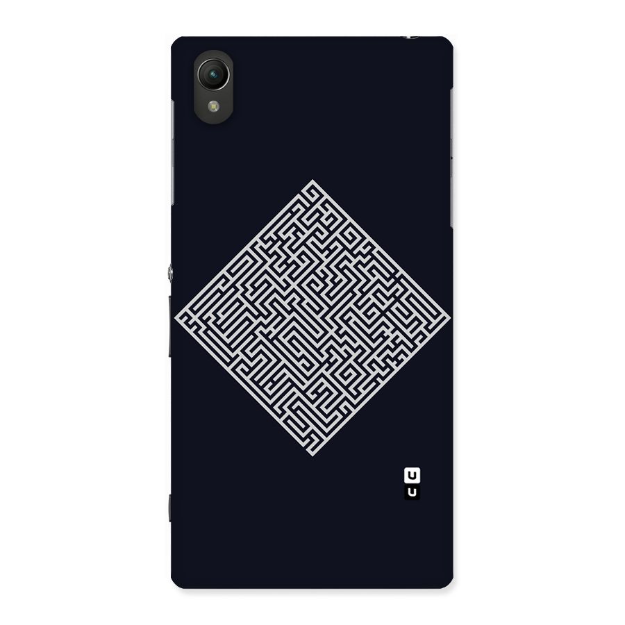 Minimal Maze Pattern Back Case for Sony Xperia Z1