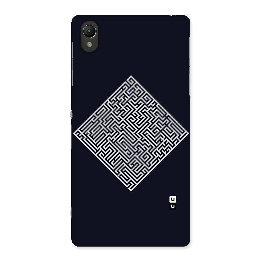 Minimal Maze Pattern Back Case for Sony Xperia Z2