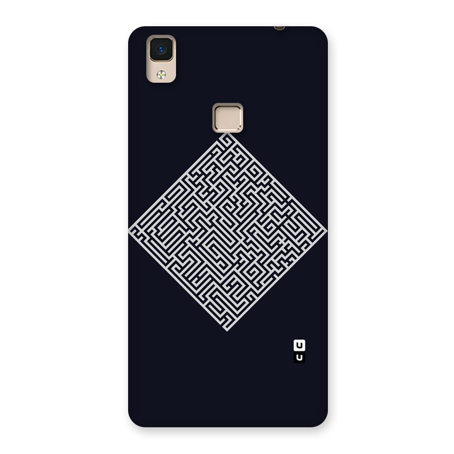 Minimal Maze Pattern Back Case for V3 Max