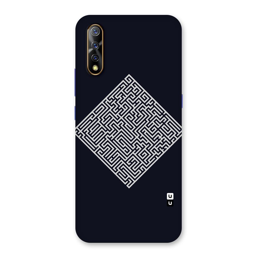 Minimal Maze Pattern Back Case for Vivo S1
