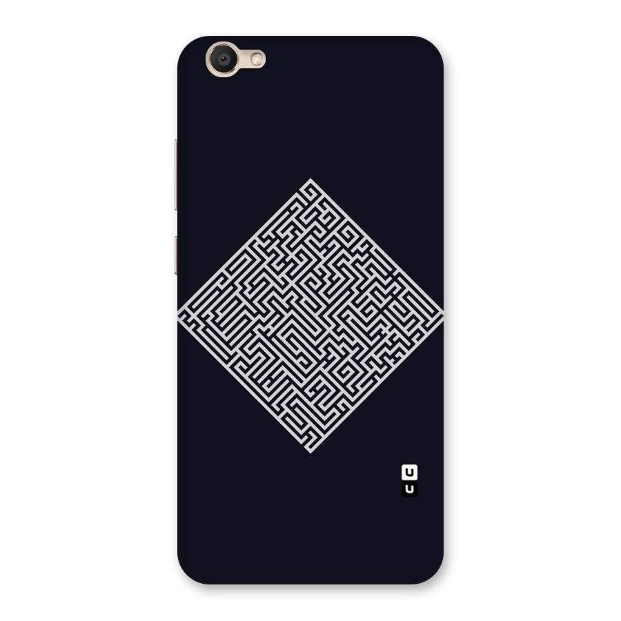 Minimal Maze Pattern Back Case for Vivo V5