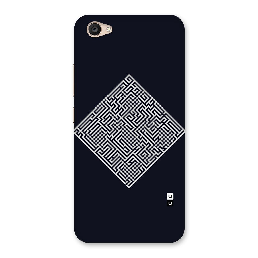 Minimal Maze Pattern Back Case for Vivo V5 Plus